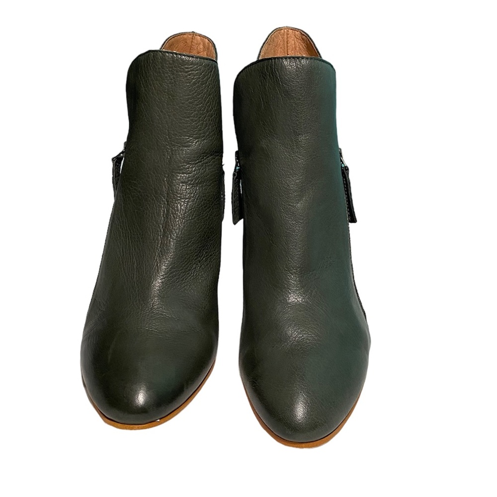 Silent D green Uriah ankle leather boots sz-41 - Picture 2 of 5